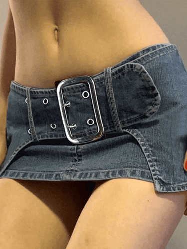 Levoire | Ceinture Ultra Denim Jupe Cargo Mini