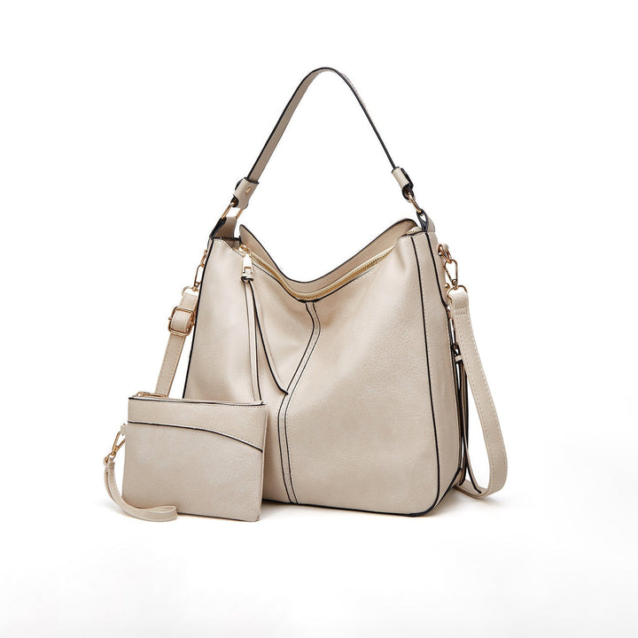 Levoire | Belgravia Sac À Bandoulière & Portefeuille Blanc cassé