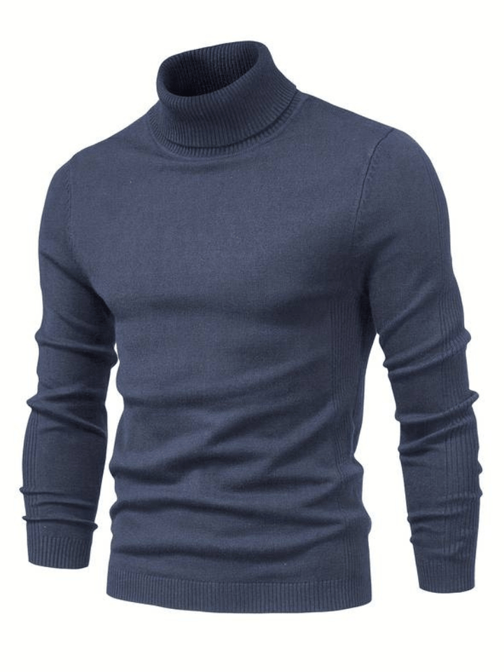 Levoire | Pull à col roulé élégant pour hommes Sweat-shirt Confortable & Stylé Pour Chaque Saison Gris foncé