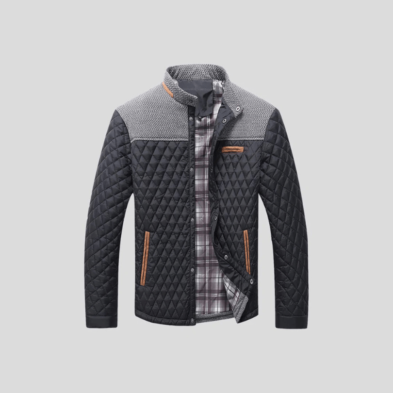 Levoire | Veste Rétro Décontractée Homme Café