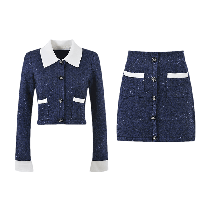Levoire | Gilet Et Jupe Ensemble Assorti