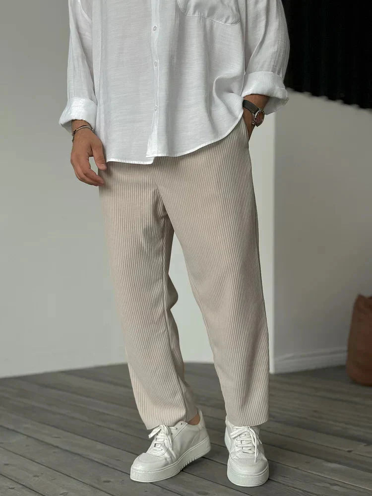 Levoire | Pantalon Élégant Pour Homme Beige