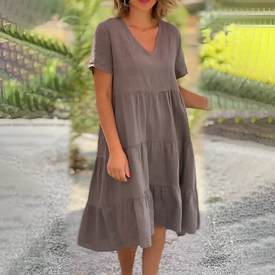 Levoire | Comfortchic Robe En Coton Pour Chaque Occasion Braun