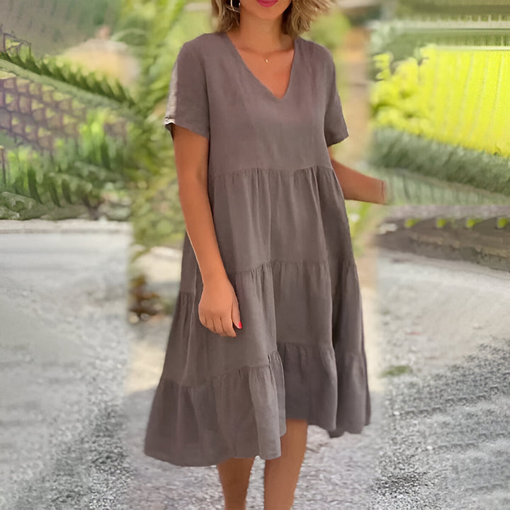 Levoire | Comfortchic Robe En Coton Pour Chaque Occasion Braun