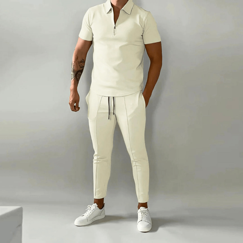 Levoire | Ensemble Été Décontracté Homme Beige