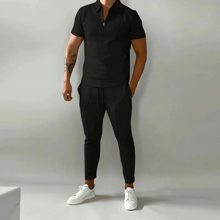 Levoire | Ensemble Été Décontracté Homme Noir