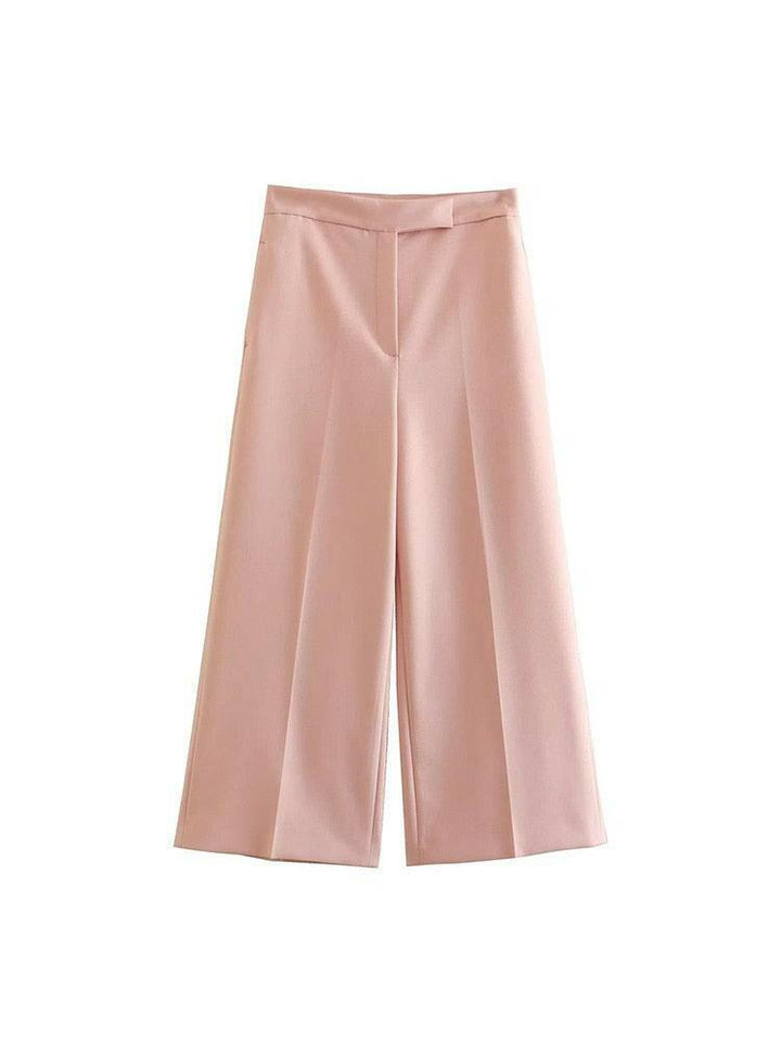 Levoire | Femmes Ensemble De Gilet 2 Pièces Et Pantalon Larges pink-Pantalon