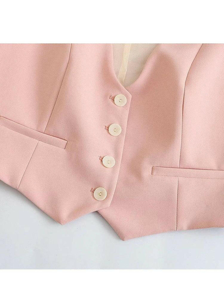 Levoire | Femmes Ensemble De Gilet 2 Pièces Et Pantalon Larges