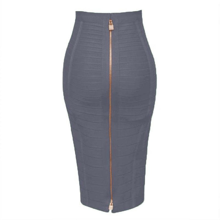 Levoire | Jupe Crayon Élégante Pour Femmes Gris