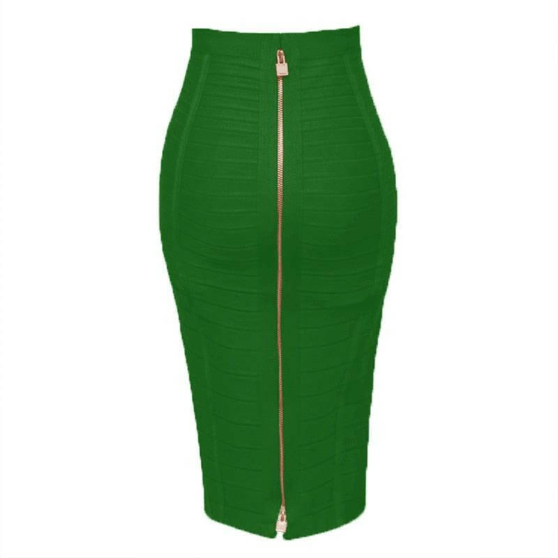 Levoire | Jupe Crayon Élégante Pour Femmes Vert