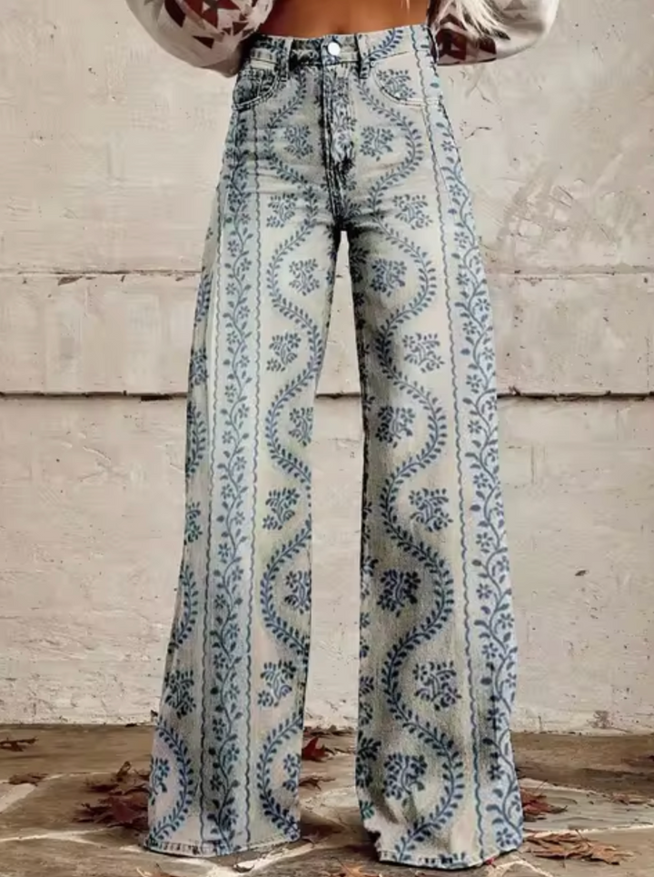 Levoire | Pantalon Taille Haute Stylé Avec Des Motifs Uniques Stil9