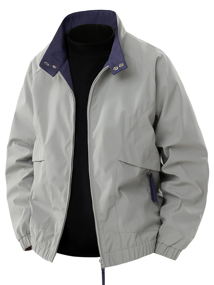Levoire | Veste Coupe-Vent Légère Décontractée Gris