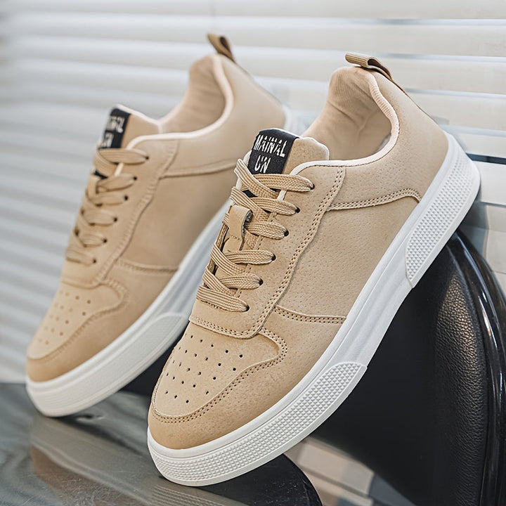 Levoire | Baskets Pour Hommes Unies Couleur kaki