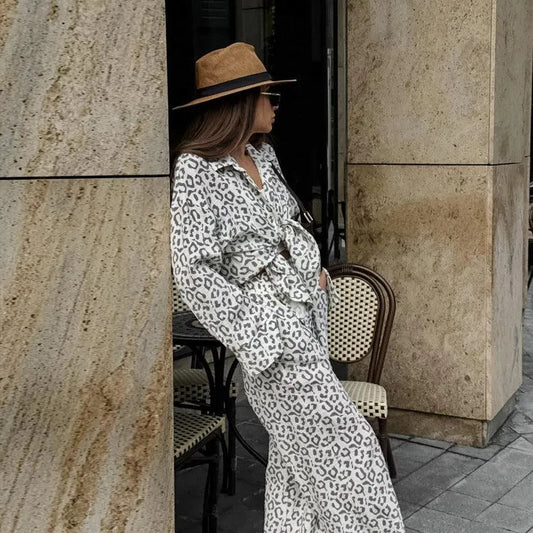 Levoire | Robe à imprimé léopard à taille haute pour femmes