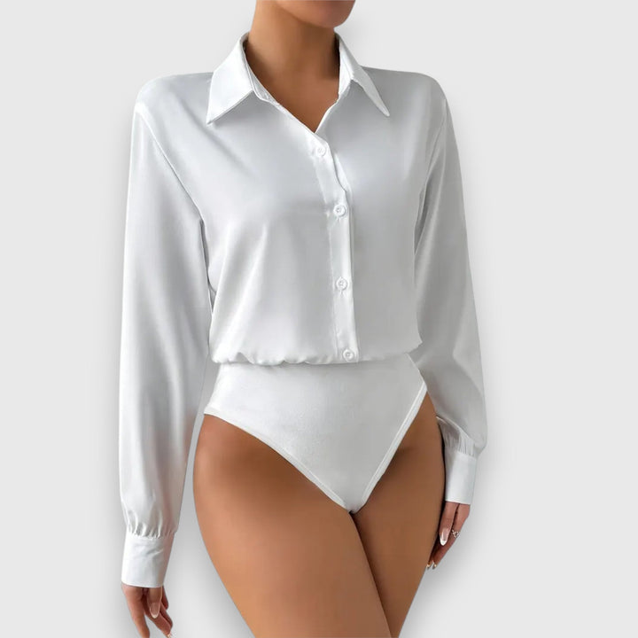 Levoire | Élégant Chemise Body Blanc