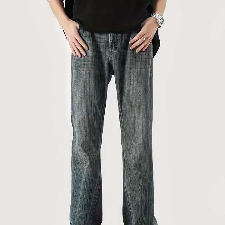 Levoire | Jeans Bootcut Avec Un Look Usé