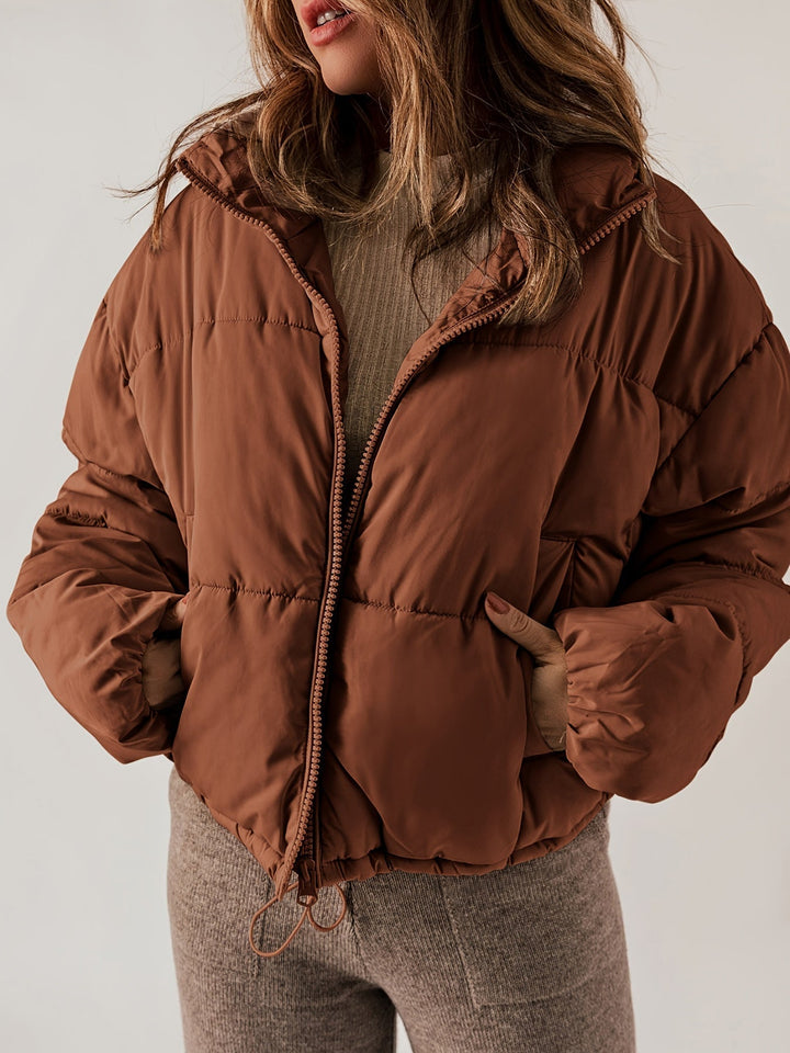 Levoire | Manteau Bouclé Chic Et Chaud marron