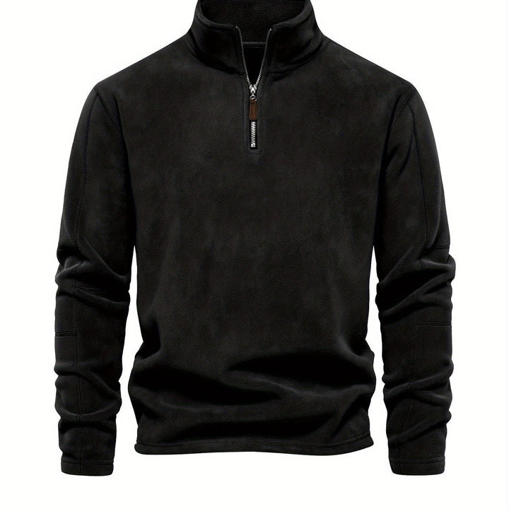 Levoire | Veste À Col En V Pour Homme Avec Zip Et Col En V