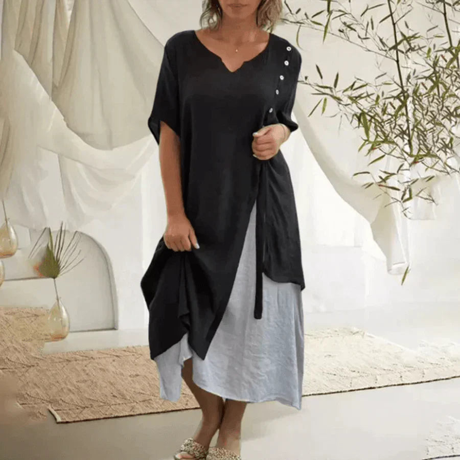 Levoire | Robe élégante de printemps Noir