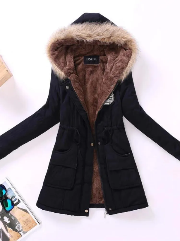 Levoire | Chic Moderne Veste Chaude Pour Femmes Noir