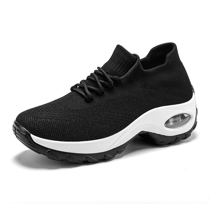 Levoire | Chaussure Ergonomique Améliorée Pour Le Soulagement De La Douleur Noir blanc Femme