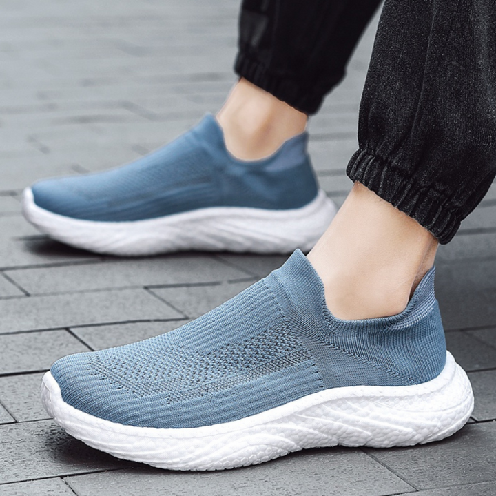 Levoire | Chaussons En Tricot Orthopédiques Respirants Pour Le Sport Bleu