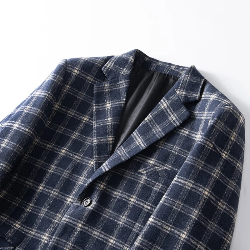 Levoire | Blazer Décontracté À Carreaux