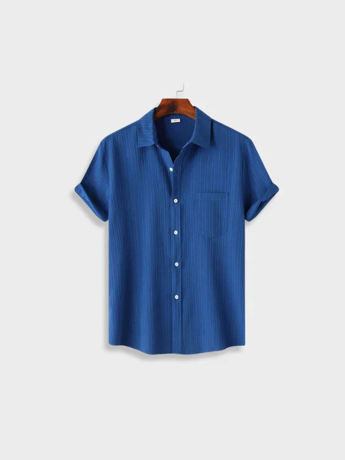 Levoire | Chemise Argent Marbella Bleu