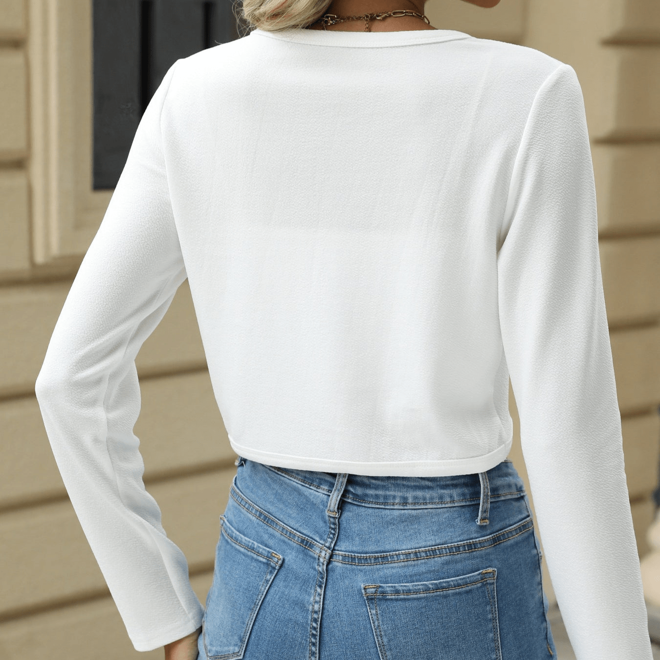 Levoire | Blazer Boléro Élégant Style Polyvalent Pour La Femme Moderne Top