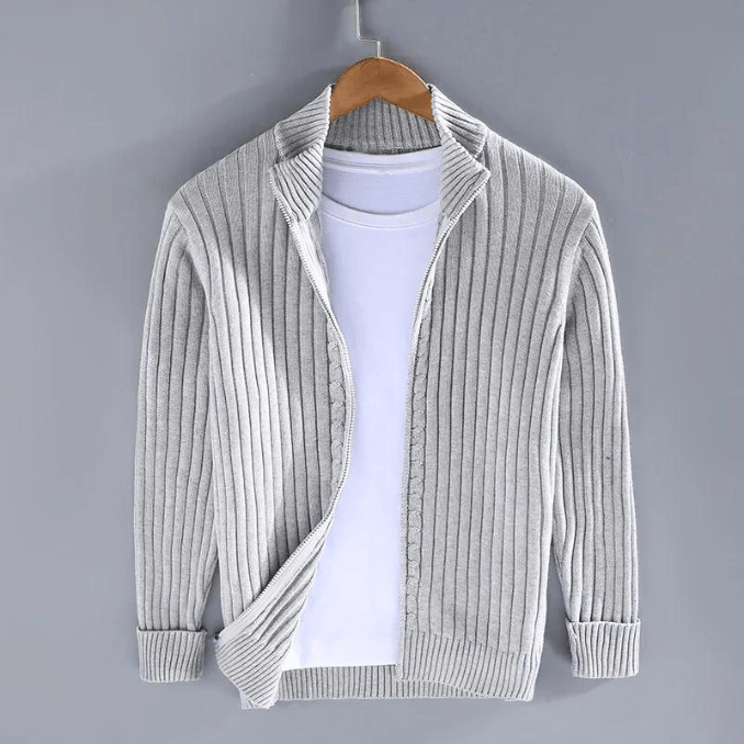 Levoire | Gilet pour hommes décontracté confort Gris clair