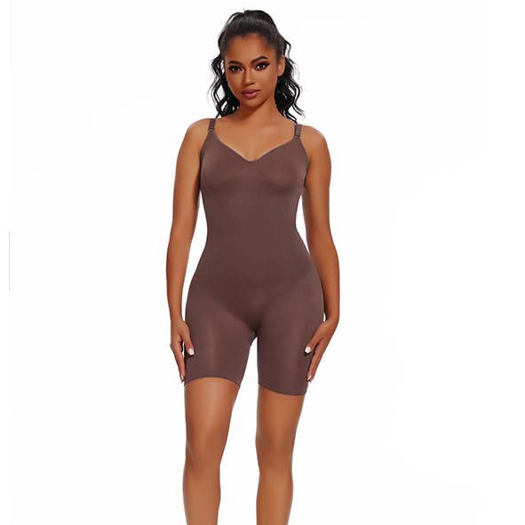 Levoire | Body sans couture modelant Braun (Mélange Quatre-Cornes-Crotch)