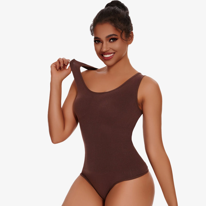 Levoire | Body sans couture modelant Braun (Stringit avec des lanières de portage)