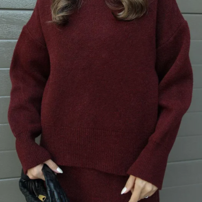 Levoire | Ensemble Assorti 2 Pièces Pull + Jupe