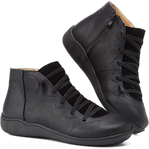 Levoire | Bottines Courtes Pour Femmes Avec Système De Laçage Unique Idéal Pour Des Looks Décontractés
