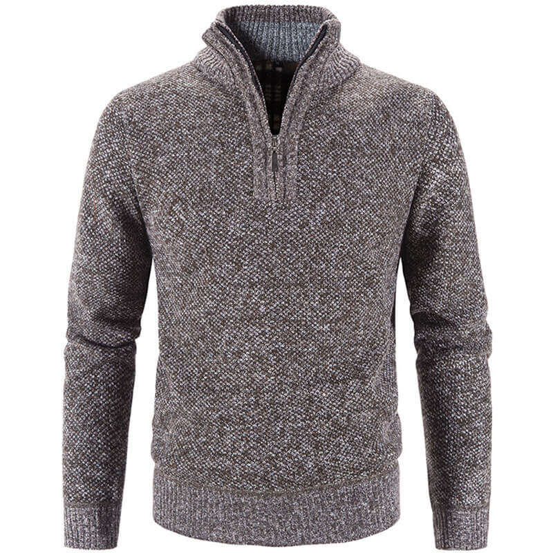 Levoire | Pull En Polaire Doux Pour Hommes Braun