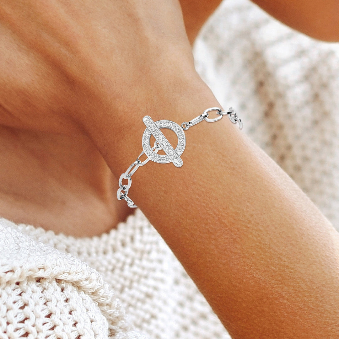 Levoire | en acier inoxydable ornée de cristaux Swarovski - Livraison offerte