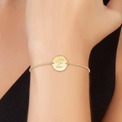 Levoire | lettre initiale en acier inoxydable - Livraison Offerte E Or fin