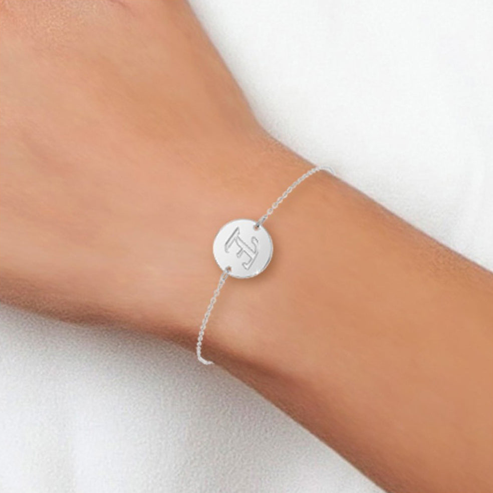 Levoire | lettre initiale en acier inoxydable - Livraison Offerte E Argent