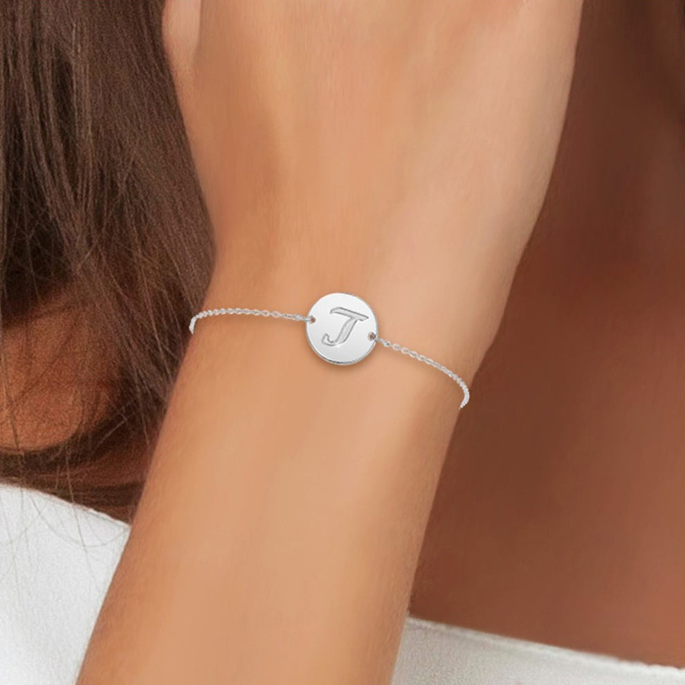 Levoire | lettre initiale en acier inoxydable - Livraison Offerte L Argent