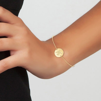 Levoire | lettre initiale en acier inoxydable - Livraison Offerte M Or fin