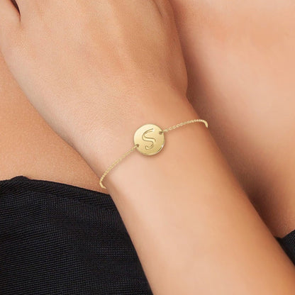 Levoire | lettre initiale en acier inoxydable - Livraison Offerte S Or fin