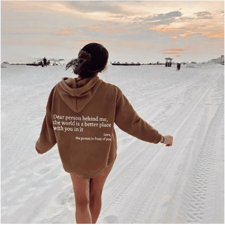 Levoire | Grande taille sweat à capuche femme jumper sweatshirt Kaki