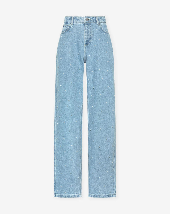 Levoire | Jeans Starstruck Elegantit Farkut Joka Tilaisuuteen Vaaleansiniset helmet
