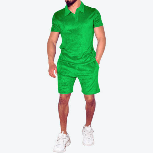 Levoire | Vêtements pour hommes Ensemble pour hommes charmant en deux pièces Confortable et tendance Vert