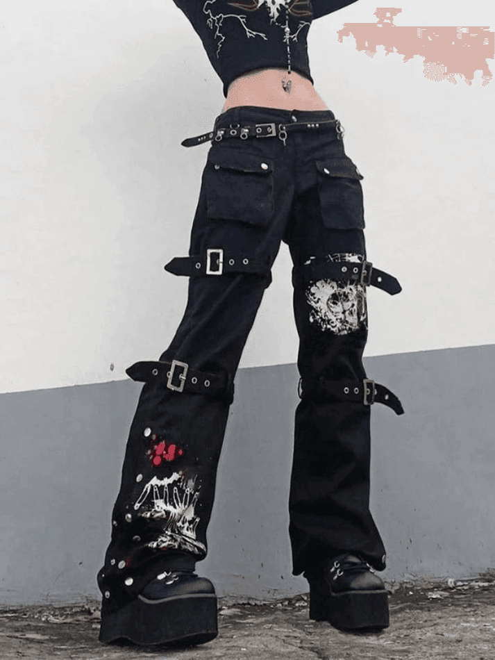 Levoire | Ceinture À Boucles Jeans Cargo Imprimés
