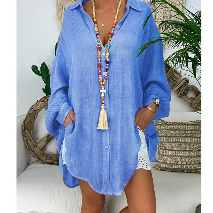Levoire | Friedens Plus Size Grande Taille Chemise Bleu