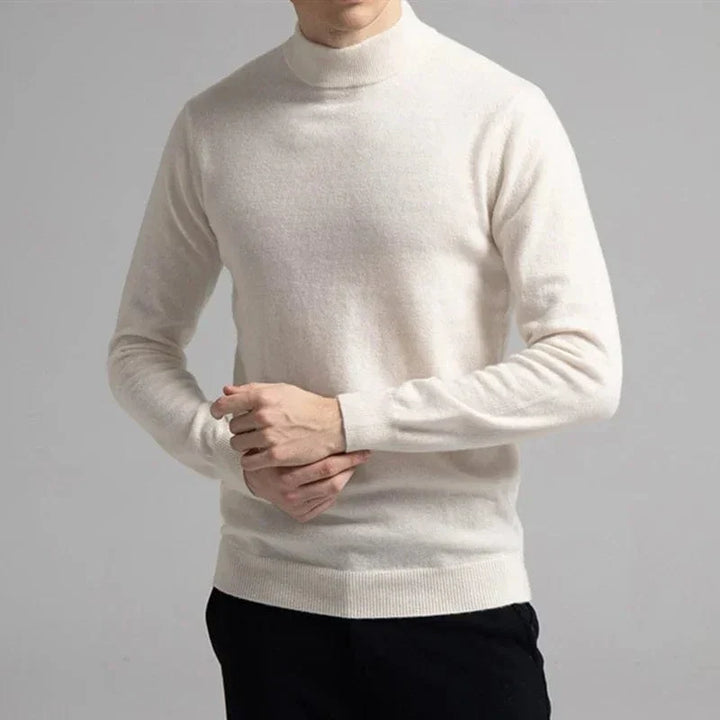 Levoire | Pull Col Montant En Cachemire Luxueux Pour Homme