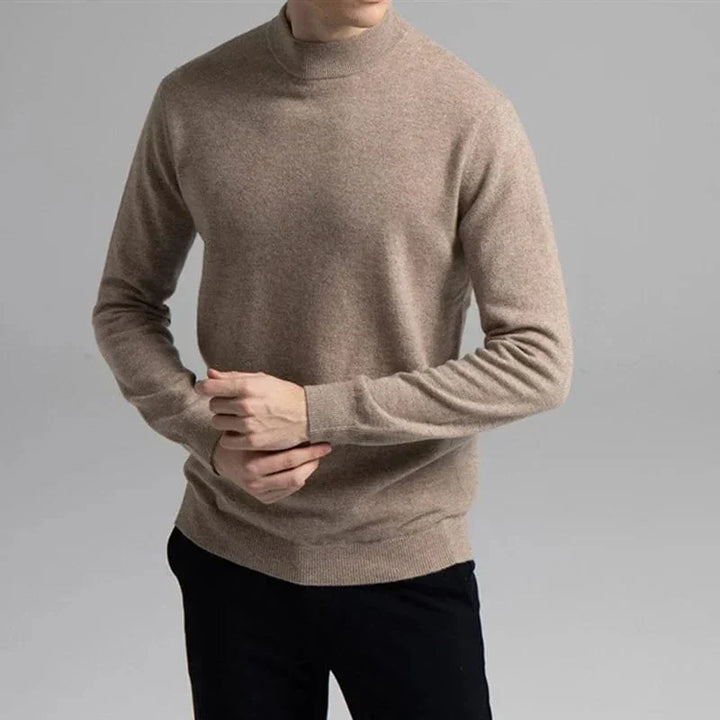 Levoire | Pull Col Montant En Cachemire Luxueux Pour Homme