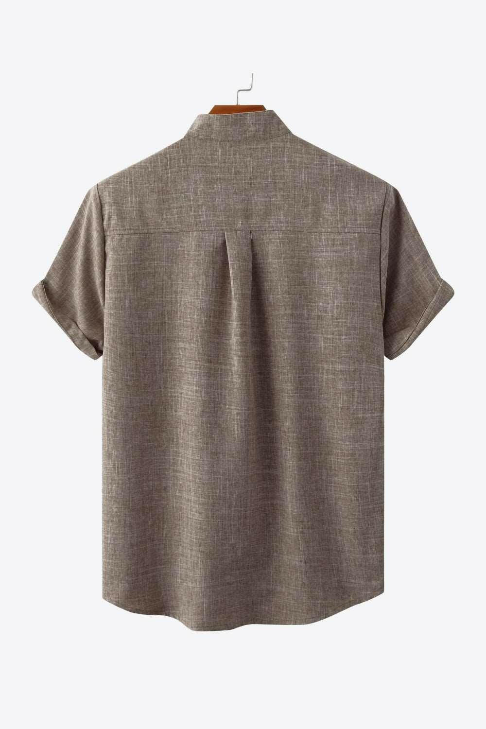 Levoire | Boutons Devant Haut Bas Chemise À Poches