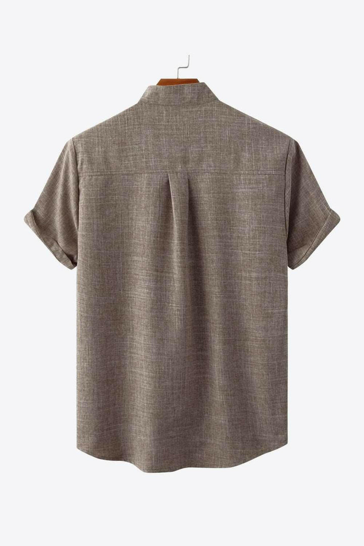 Levoire | Boutons Devant Haut Bas Chemise À Poches